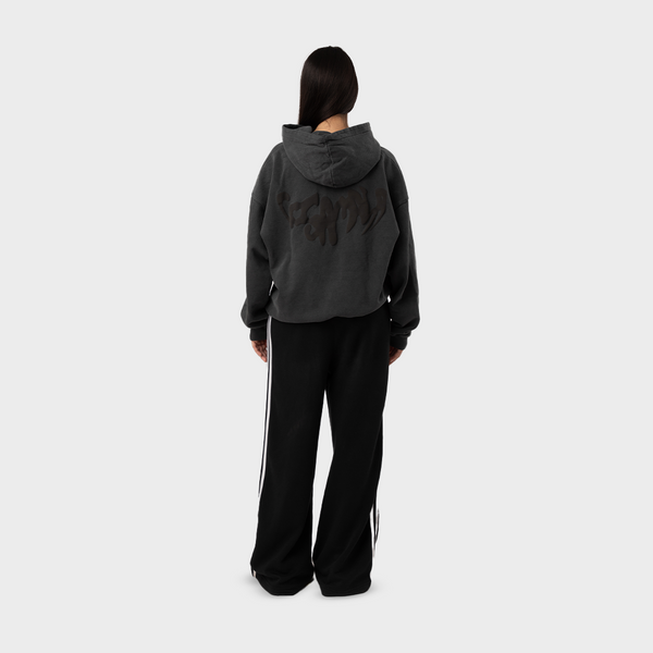 COAL BLACK HOODIE